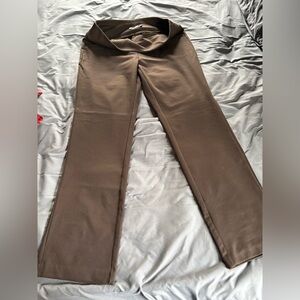 Brown Ponte Dress Pants